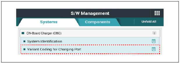 (6) According to the KDS instructions to execute "Variant Coding for Charging