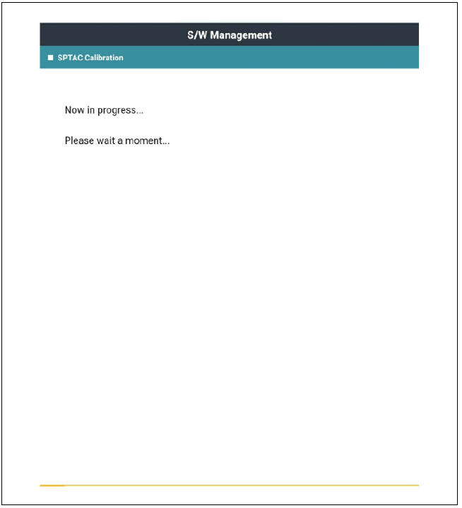 Service Point Target Auto Calibration (SPTAC) Procedure