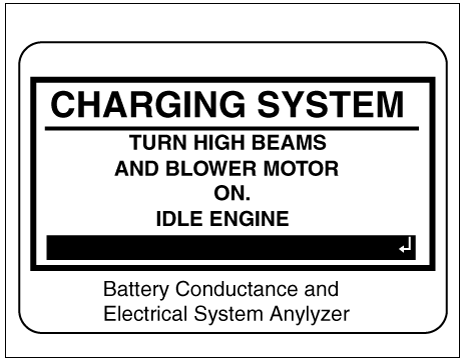 Step 3: Charging System Test