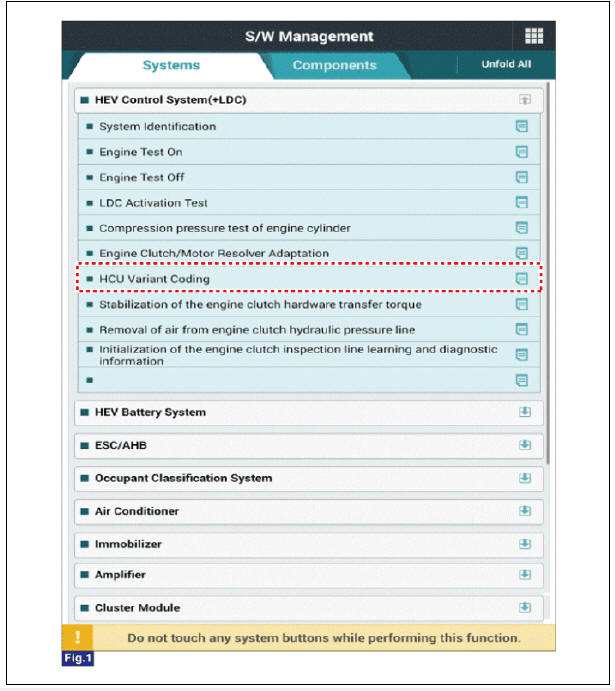 HCU Variant Coding