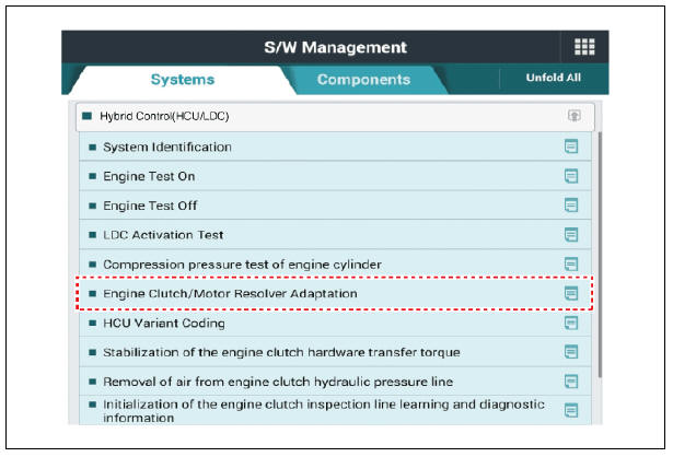 Engine clutch/motor resolver adaptation
