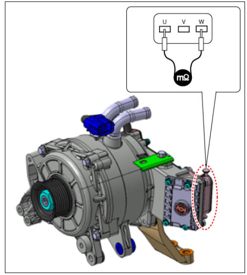Hybrid Starter Generator(HSG) Repair procedures