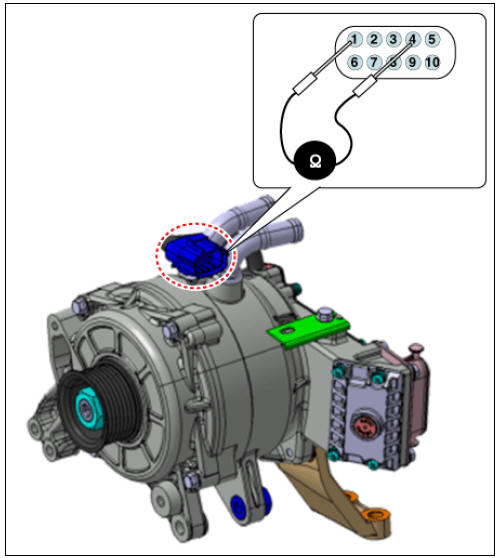 Hybrid Starter Generator(HSG) Repair procedures