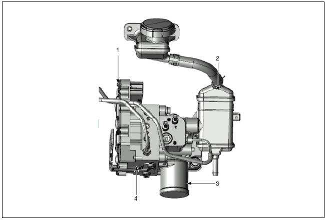 Brake Actuation Unit Components and components location