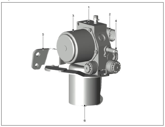 Pressure Source Unit Components and components location