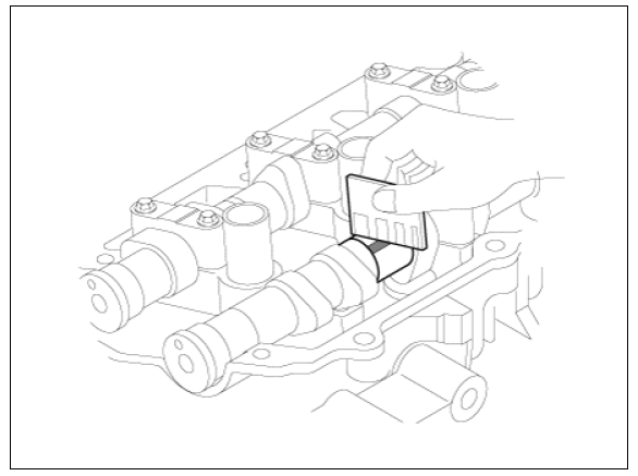 Camshaft bearing oil clearance