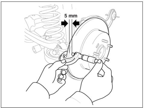 Brake disc thickness