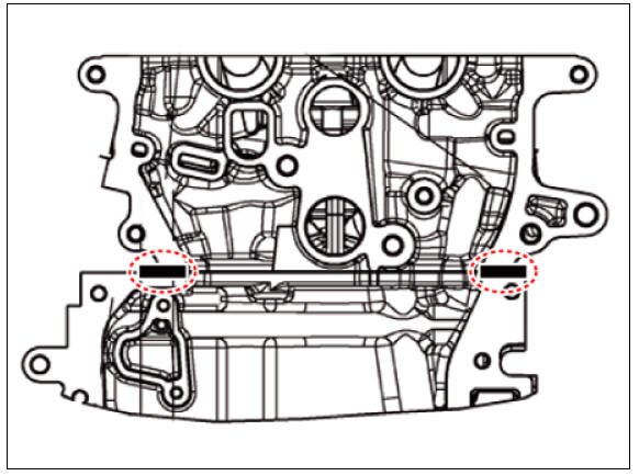 (4) Install the new O-ring (A).