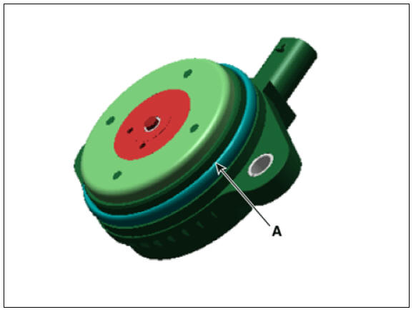 2) Push variable force solenoid (VFS) valve up to the timing chain
