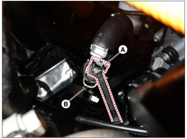 Engine Coolant Temperature Sensor (ECTS) (EGR Cooler Tube)