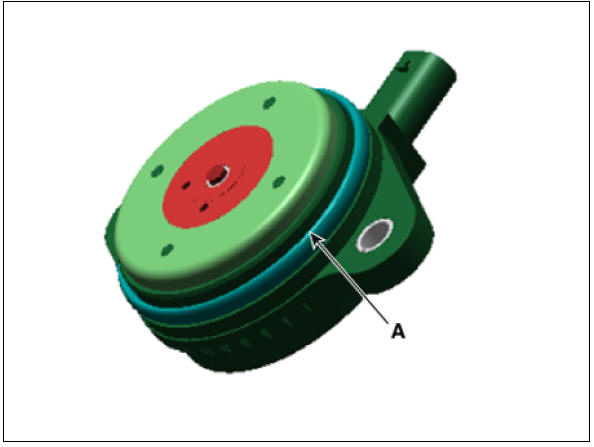 2) Push variable force solenoid (VFS) valve up to the timing chain