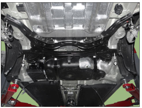 Rear Cross Member Repair procedures