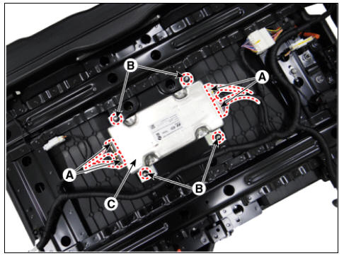 Sub High Voltage Battery - Removal