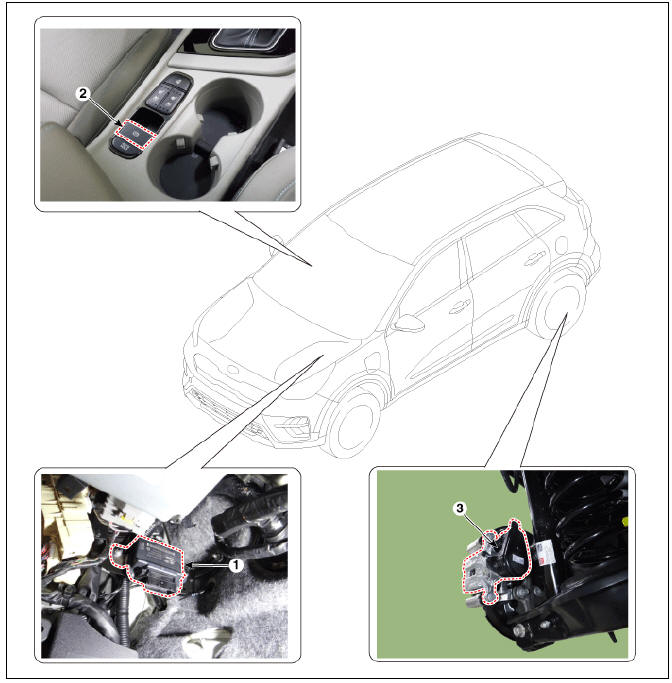 Electric parking brake control