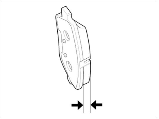 Rear Brake Pad Check
