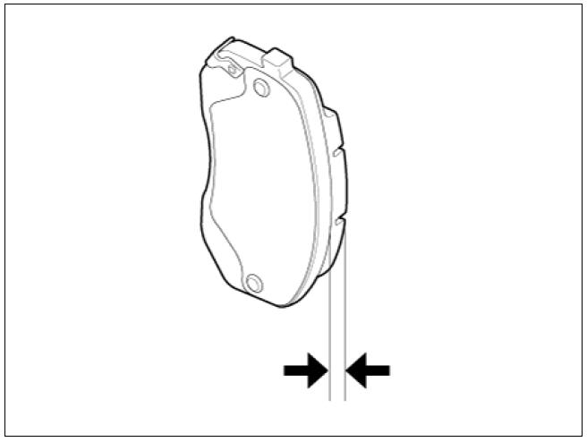 Front Brake Pad Check