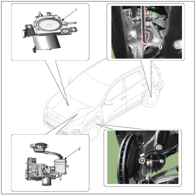 ESP(Electronic Stability Program) System / Components And Components Location
