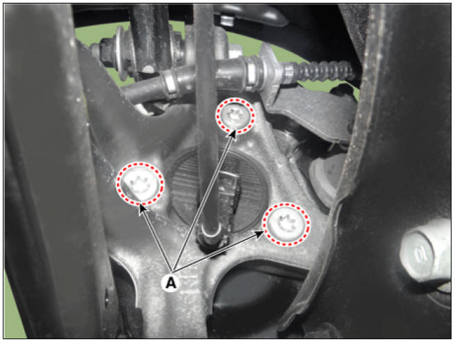 Rear wheel speed sensor