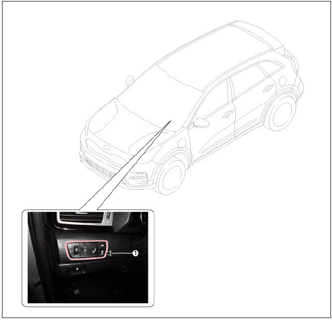 ESP OFF Switch Components and components location