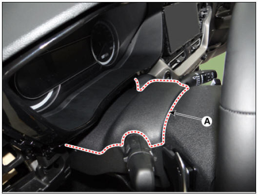 Steering column shroud upper panel