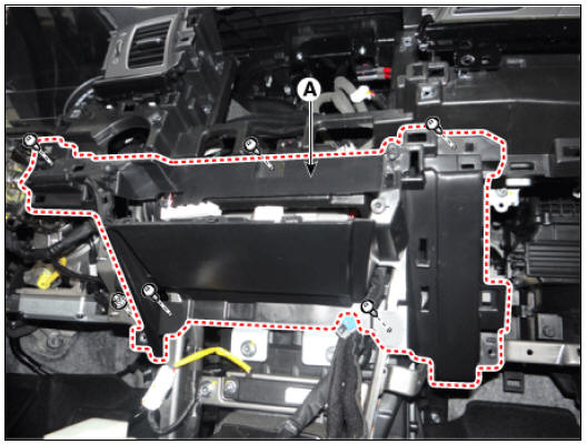Crash pad main lower panel