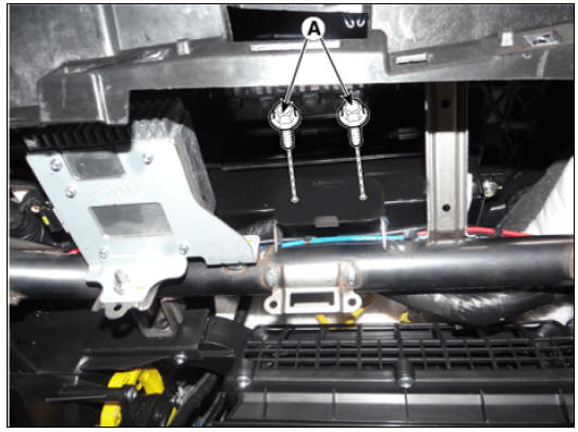 Crash pad main lower panel