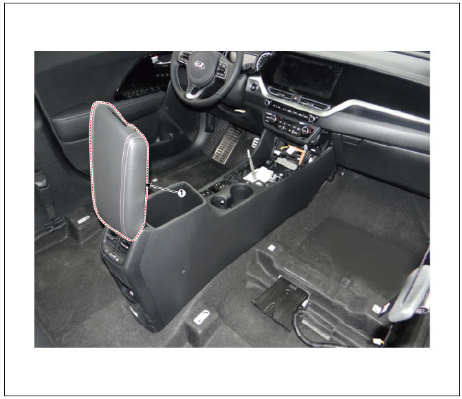 Console Armrest Components and components location