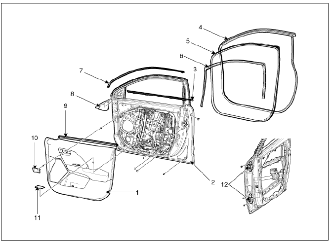 Front Door / Components And Components Location