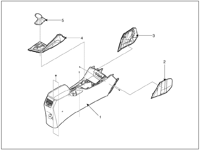 Floor Console / Components And Components Location