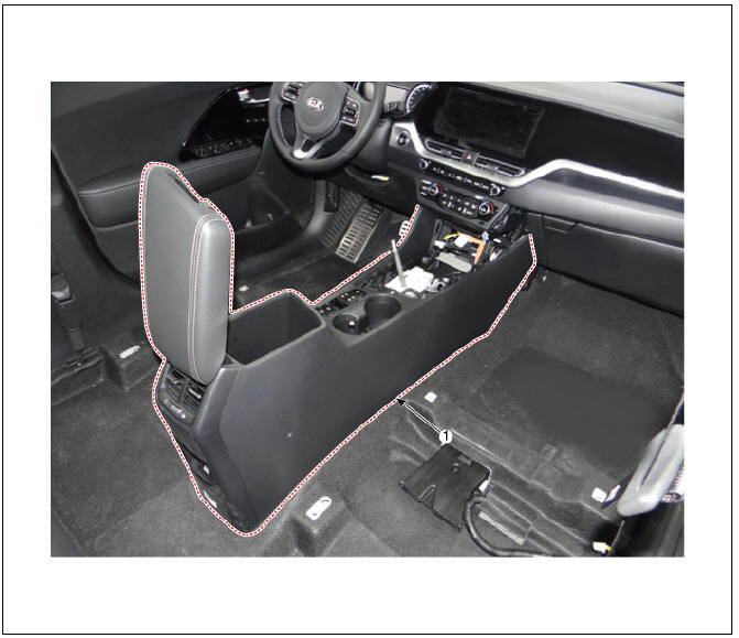 Floor Console Assembly Components and components location