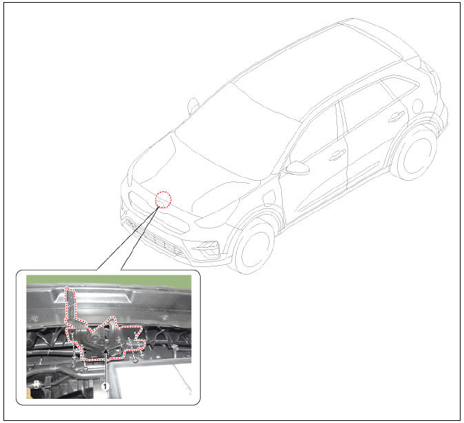 Hood lower latch assembly