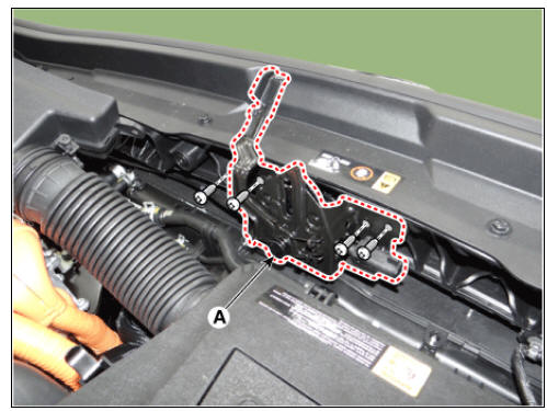Hood lower latch assembly
