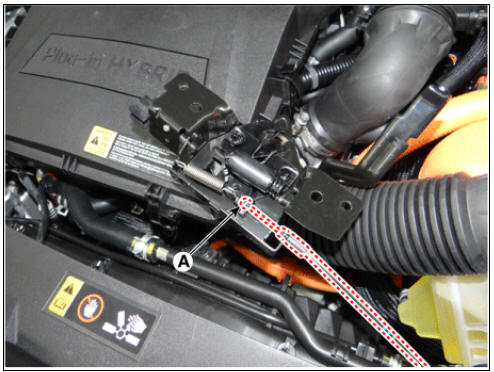 Hood lower latch assembly