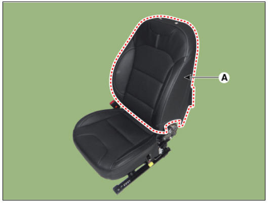 Front seat back cover