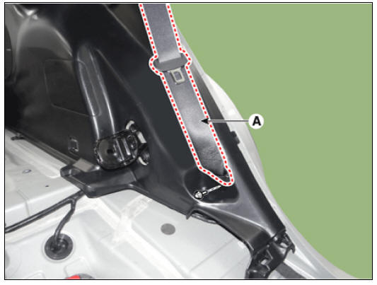 Rear pillar trim