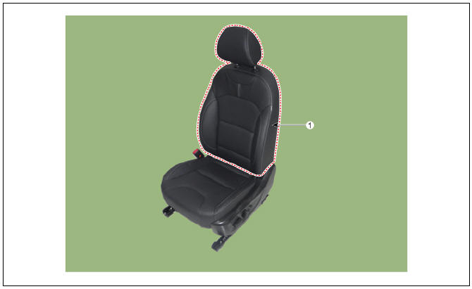 Front seat back cover