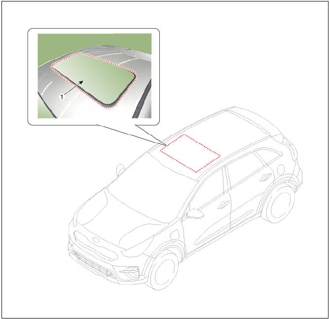 Sunroof Glass 