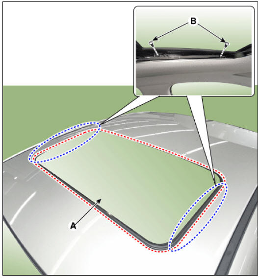 Sunroof Glass 