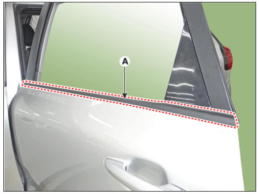 Rear Door Belt Outside Weatherstrip