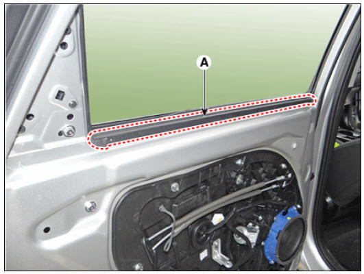 Rear Door Belt Inside Weatherstrip