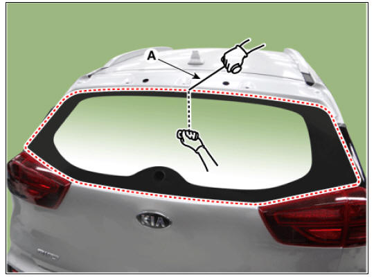 Tailgate window glass