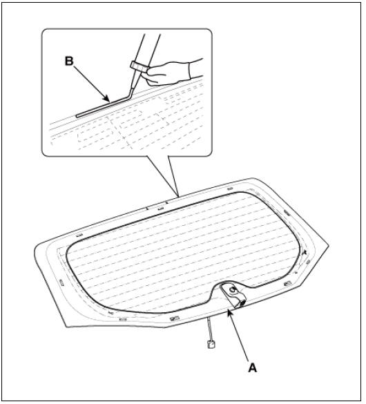Tailgate window glass
