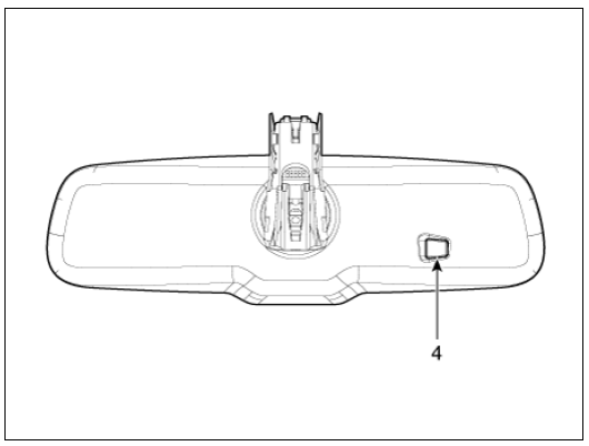 Electro Chromic Inside Rear View Mirror