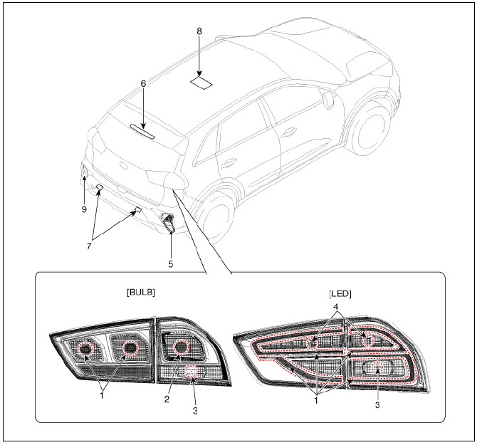 Lighting System / Components And Components Location