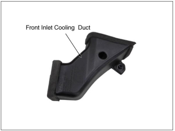 Front Outlet Cooling Duct