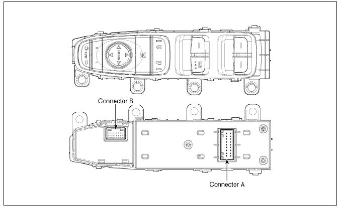 Driver Power Window Switch (Non-IMS Type)