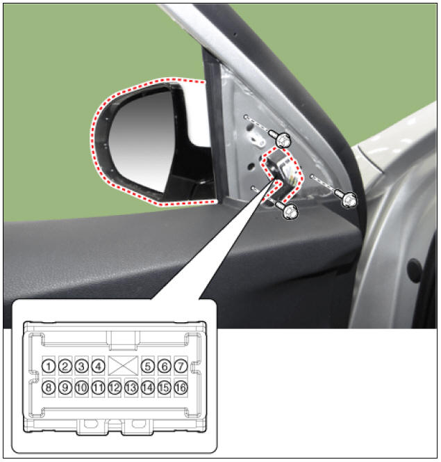 Power Door Mirror Actuator Repair procedures