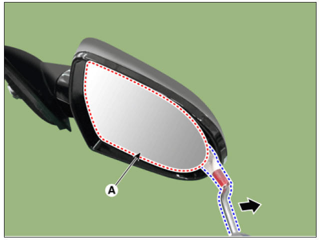 Power Door Mirror Actuator 