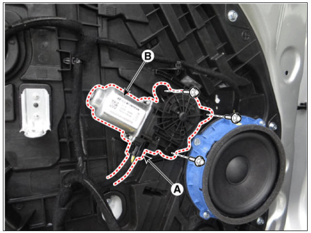 Rear Power Window Motor