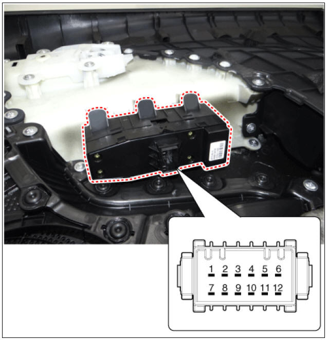 Rear Power Window Switch
